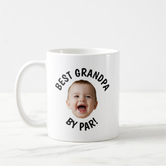 Caneca De Café Rosto Personalizado Melhor Avô Por Par 