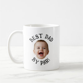 Caneca De Café Rosto Personalizado Melhor Pai Por Par 