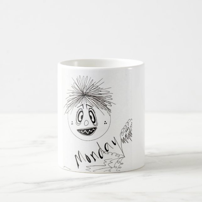 Caneca De Café Rosto rabugento - Segunda Mug (Centro)