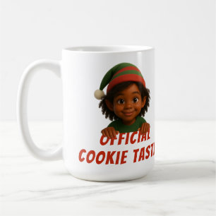 Caneca De Café Rostos Divertidos de Elfos Testador Oficial de C