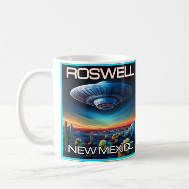 Caneca De Café Roswell New Mexico Coffee Mug (Esquerda)