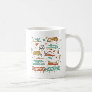 Caneca De Café Rota 66 Happy Camper