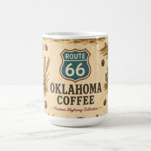 Caneca De Café Rota 66 Oklahoma Prairie Roast Patrimônio