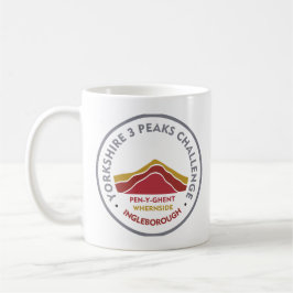 Caneca De Café Rota de caminhada Yorkshire 3 Peaks Challenge
