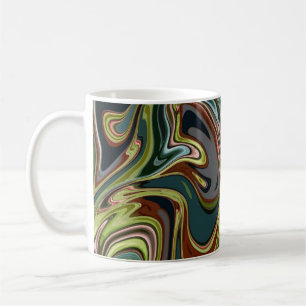 Caneca De Café Rotação Acrílica Simulada Colorida legal