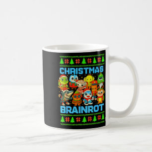 Caneca De Café Rotação Cerebral Italiana de Natal Engraçada Rotaç