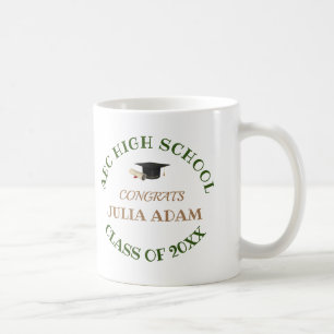 Caneca De Café Roteiro de celebração de formatura no ensino médio