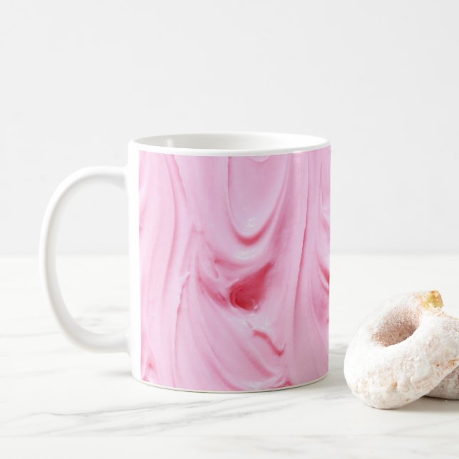 Caneca De Café Roteiro do Glacé PInk (Com Donut)
