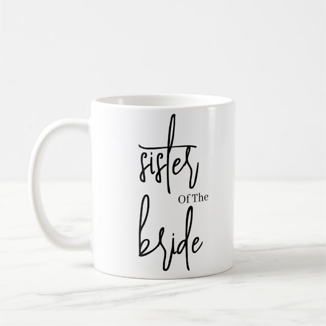 Caneca De Café Roteiro Irmã negra da noiva casamento  Café (Esquerda)