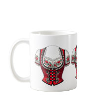 Rotes Dirndl Volksfest Kirchweih Oberteil