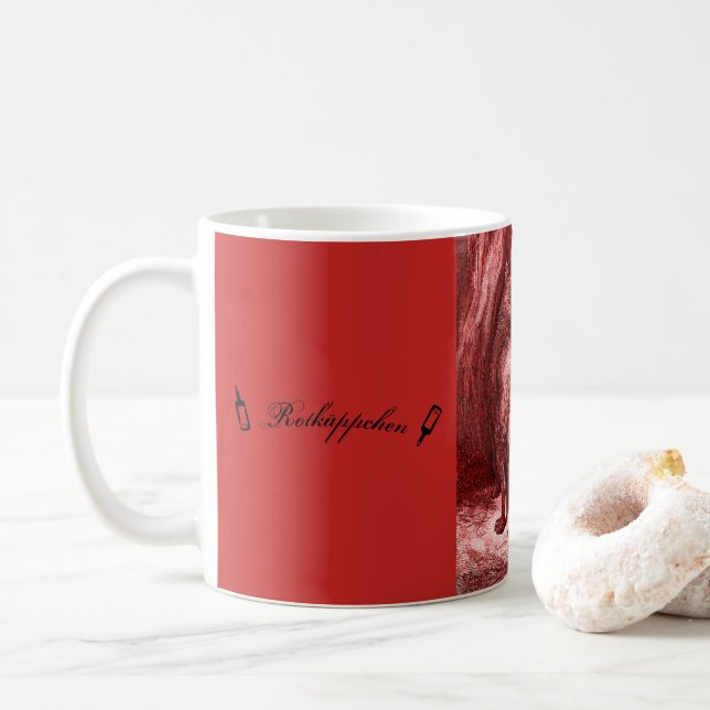 Caneca De Café Rotkäppchen – Little Red Riding Hood – Grimm (Com Donut)