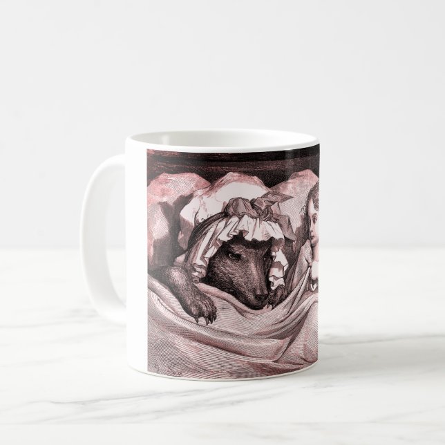 Caneca De Café Rotkäppchen – Little Red Riding Hood – Grimm (Frente Esquerda)
