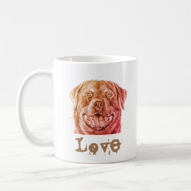 Caneca De Café Rott Love (Esquerda)