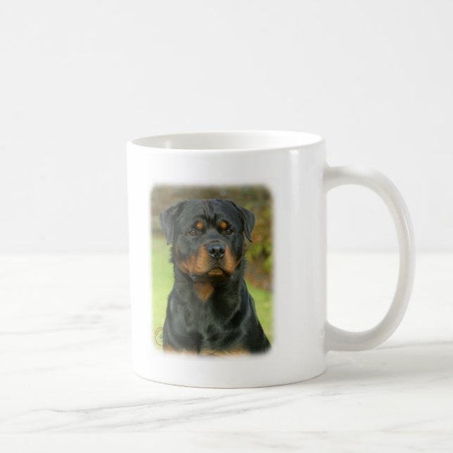 Caneca De Café Rottweiler (Direita)