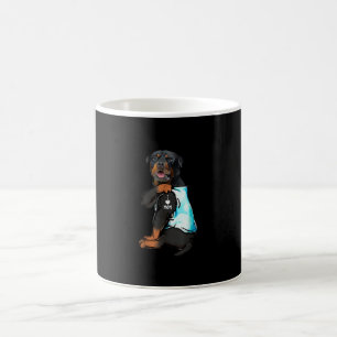 Caneca De Café Rottweiler Eu Amo A Mãe Tatuagem