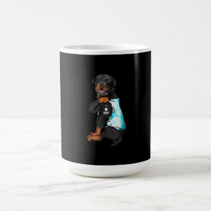Caneca De Café Rottweiler Eu Amo A Mãe Tatuagem