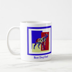 Caneca De Café Rottweiler Rottie Dog Dia de os pais TRBY Silhout