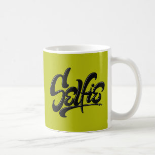Caneca De Café Rotulação da arte da rua de Selfie dos grafites