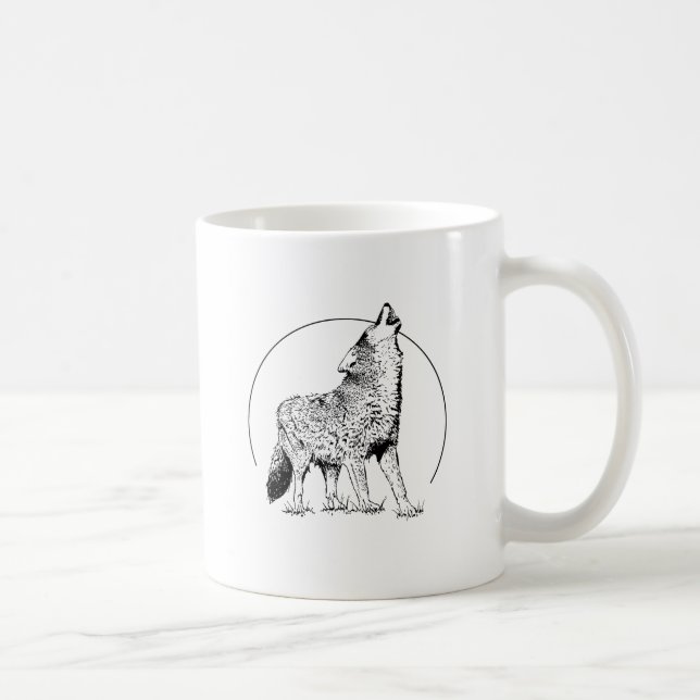 CANECA DE CAFÉ RÓTULO LOBO (Direita)