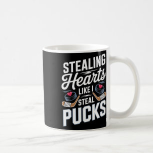 Caneca De Café Roubando Corações Como Eu Roubo Pucks no Dia dos N