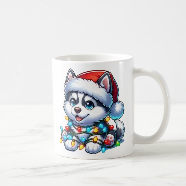 Caneca De Café Rouco de Natal bonito (Direita)