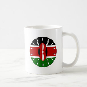 Caneca De Café Round Kenyan Motif: Um Símbolo Nacional