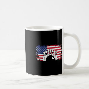 Caneca De Café Roupa da Boliche da bandeira americana - Boliche 1
