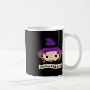 Caneca De Café Roupa de Bruxa Descansada de Halloween