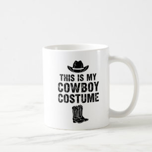 Caneca De Café Roupa de Cowboy Ocidental Bonito para Homens