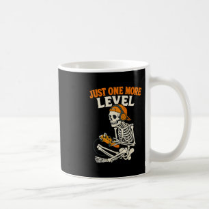 Caneca De Café Roupa de Esqueleto de Halloween de Jogo de Vídeo E