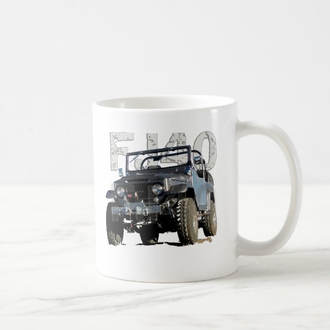 Caneca De Café Roupa de FJ40 Landcruiser (Direita)
