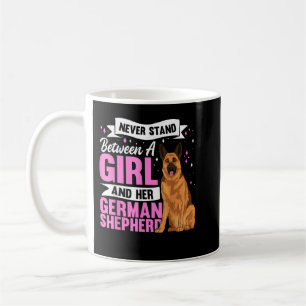Caneca De Café Roupa de german shepherd de Cachorro para Mulheres