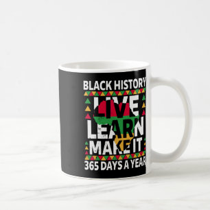 Caneca De Café Roupa de História Negra Mês de 2025
