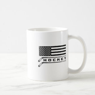 Caneca De Café Roupa de Hóquei na Bandeira - Hockey