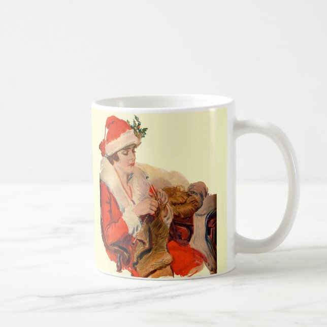 Caneca De Café Roupa de Natal (Direita)