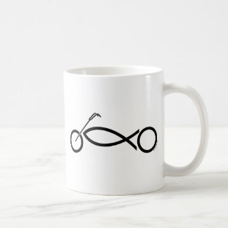 Caneca De Café Roupa e acessórios cristãos da motocicleta