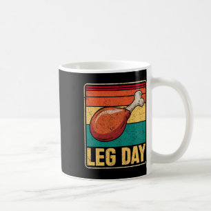 Caneca De Café Roupa engraçada para dia de perna Dia de Ação de G