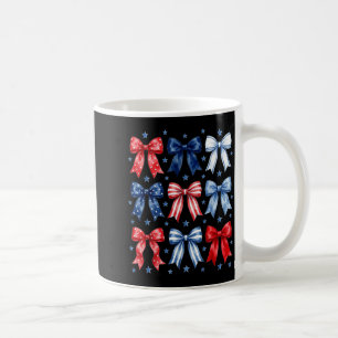Caneca De Café Roupa Feminina 4 de julho coquette laço fita verme
