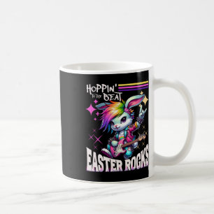 Caneca De Café Roupa Feminina Coelho Bunny Saltitante de Punk Bon