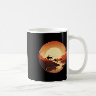 Caneca De Café Roupa Legal de Formiga do Pôr do Sol Para Meninos