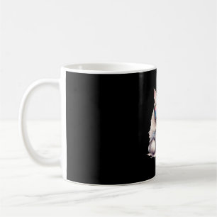 Caneca De Café Roupa Minimalista com Retrato do Cavalier King Cha