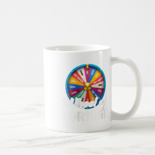 Caneca De Café Roupas da Roda da Fortuna Feminina Roda do Dia dos