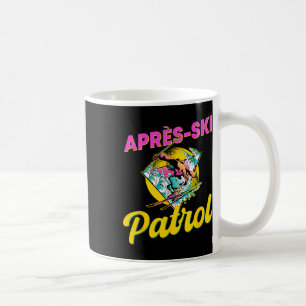 Caneca De Café Roupas de patrulha de Apres-ski retrô dos anos 80