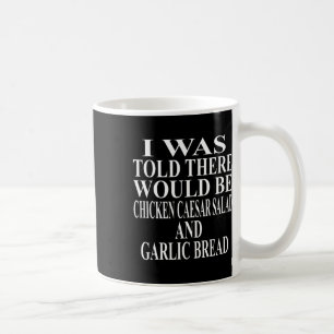 Caneca De Café Roupas de Salada Caesar de Frango Incrível Piada P