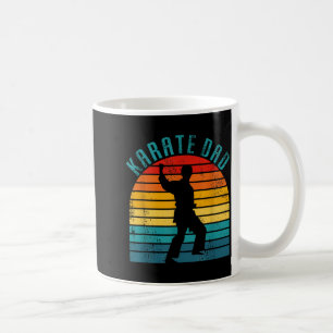 Caneca De Café Roupas do Papai do Karatê Retrô - Karatê Dad Vinta