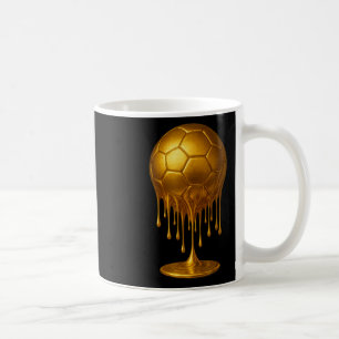 Caneca De Café Roupas Esportivas Douradas com Estilo de Futebol p