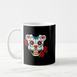 Caneca De Café Roupas Pitbull Caveira Açúcar Masculinas Presente