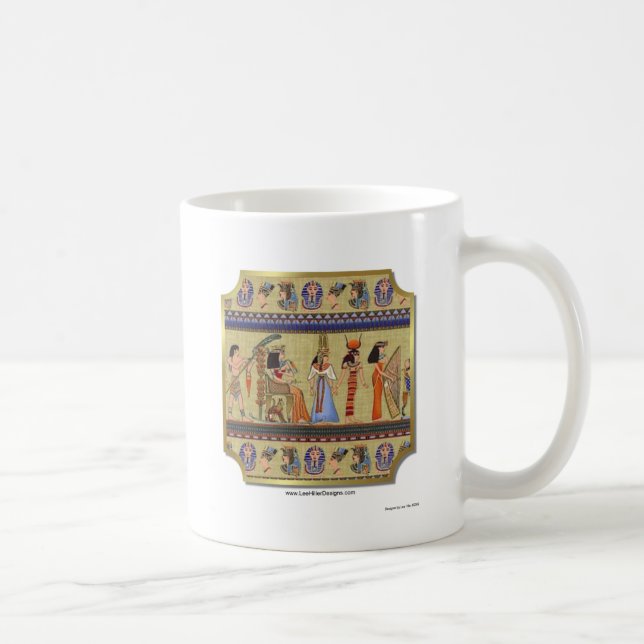 Caneca De Café Roupas, Presentes e Colecionáveis com Hieróglifos  (Direita)