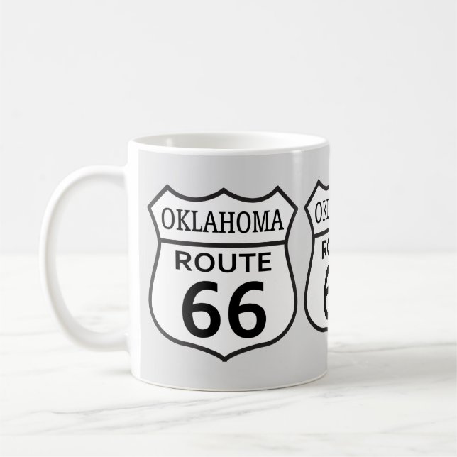 Caneca De Café Route 66 Oklahoma (Esquerda)
