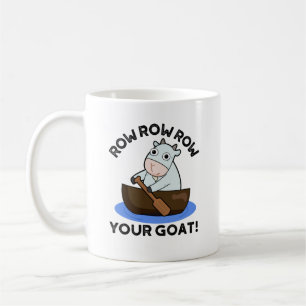 Caneca De Café Row Row Row Seu Gato Bastante Animal Pun
